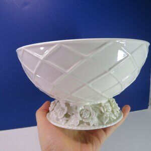 Simply Shabby Chic Ceramic Footed Bowl with floral detail from Target 2004